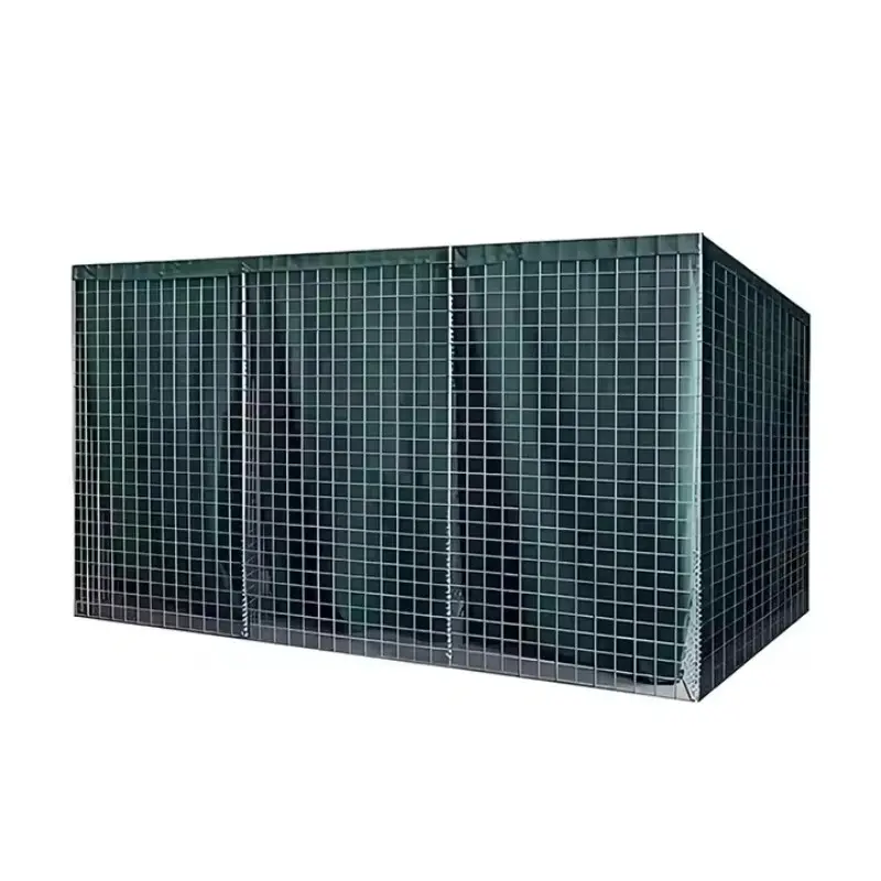 Heavy Duty 4.0 mm Galvanized Safety Defensive Barrier Welded Iron Wire Bending Service Square Hole